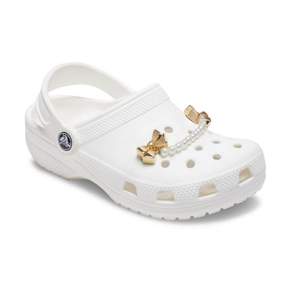 Pearl And Bow Chain Unisex Multi Jibbitz