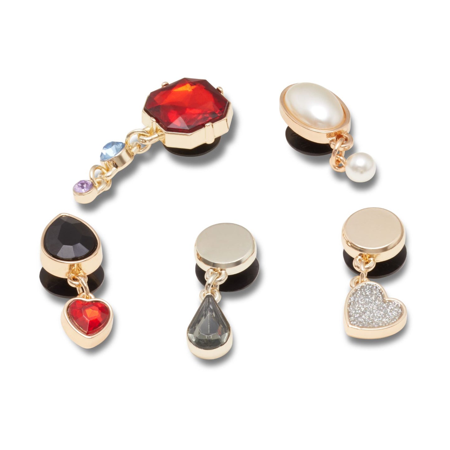 Dropped Gem 5 Pack Unisex Multi Jibbitz