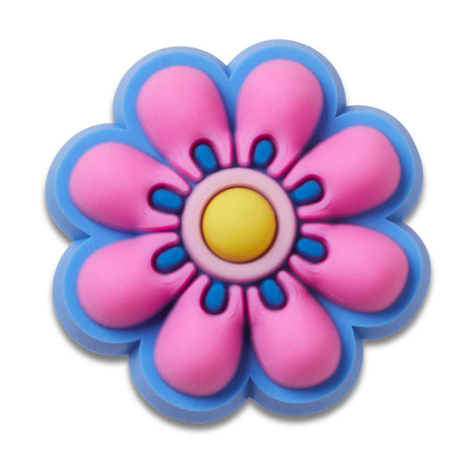 Tiny Pink And Yellow Flower Unisex Multi Jibbitz