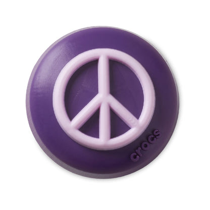 Black And Pink Peace Sign Unisex Multi Jibbitz