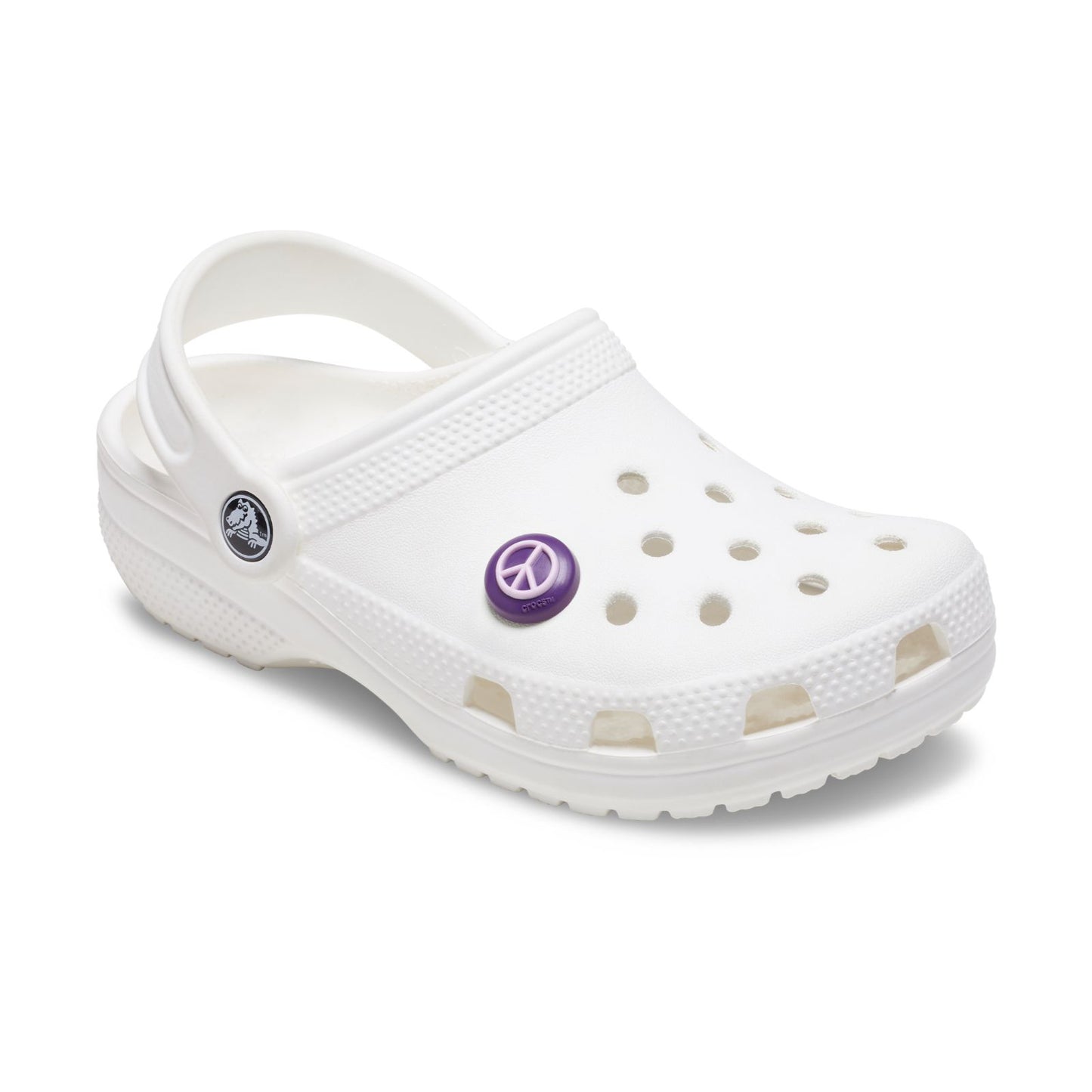 Black And Pink Peace Sign Unisex Multi Jibbitz