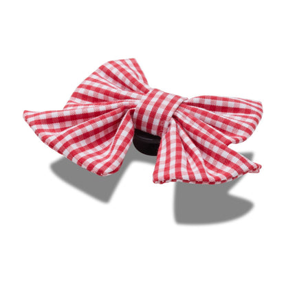 Jibbitz Cherry Gingham Bow Unisex Multi