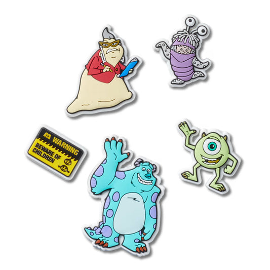 Monsters Inc 5pck Unisex Multi Jibbitz