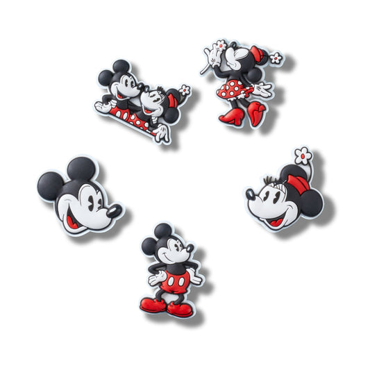 Mickey And Minnie 5pck Unisex Multi Jibbitz