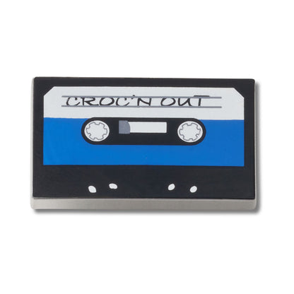 Blue Cassette Tape Unisex Multi Jibbitz