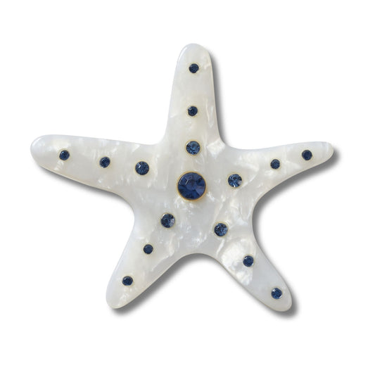 Silver Starfish Unisex Multi Jibbitz