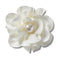 White Fabric Flower With Pearl Unisex Multi Jibbitz
