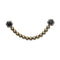 Punk Gunmetal Chain Unisex Multi Jibbitz