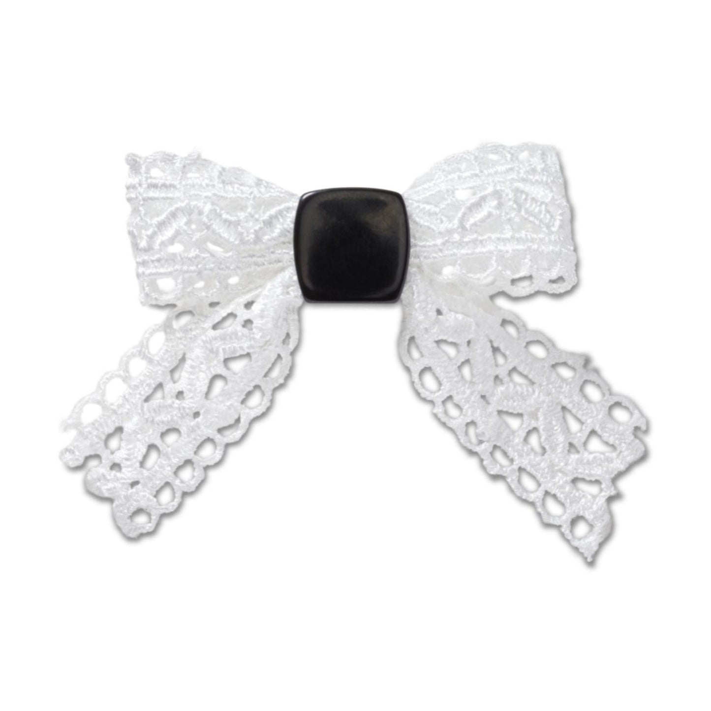 White Lace Bow