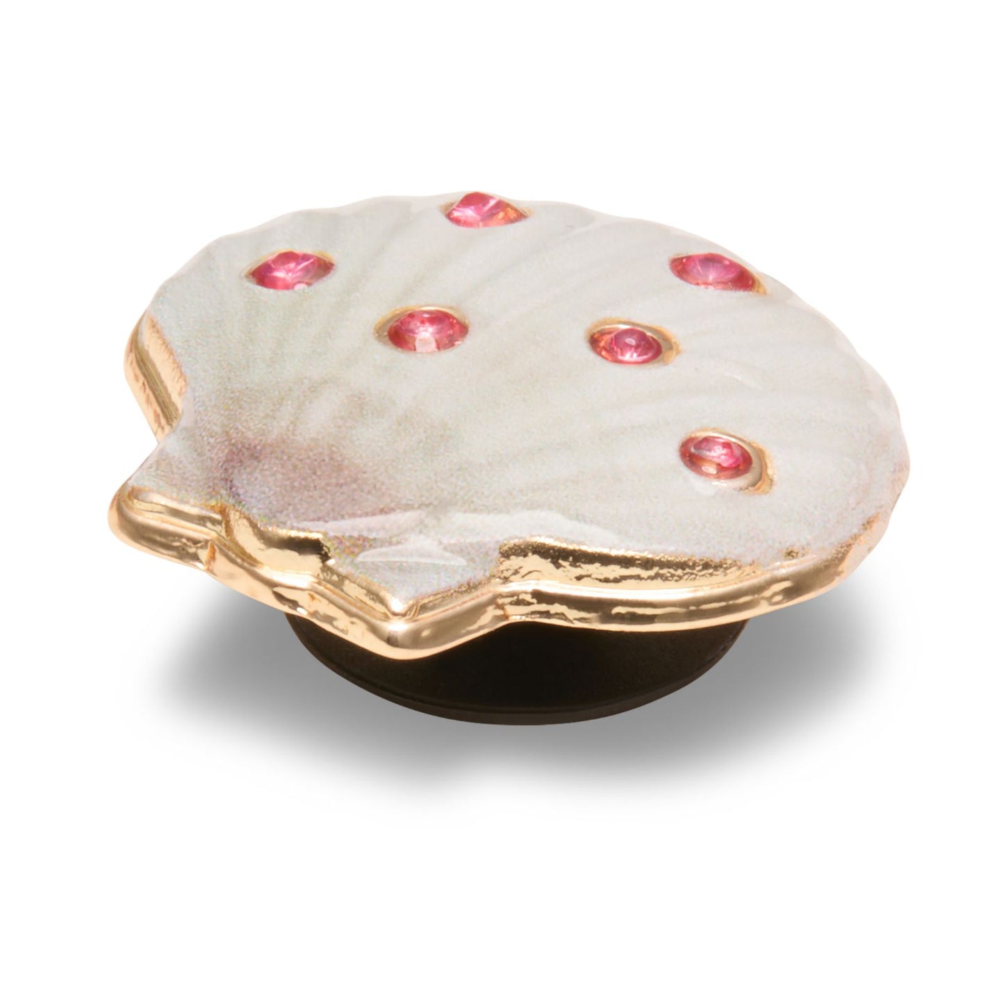 Seashell With Pink Gems Unisex Multi Jibbitz