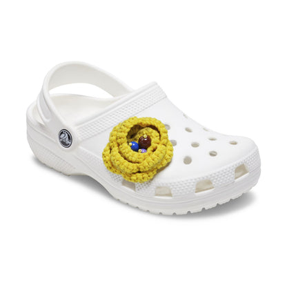 Yellow Crochet Floral Unisex Multi Jibbitz