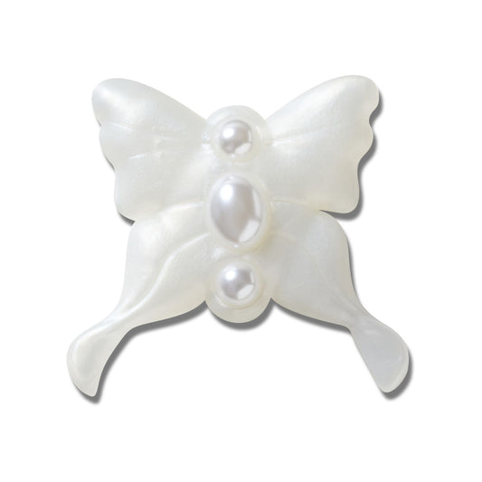 Meta Jelly White Butterfly Unisex Multi Jibbitz