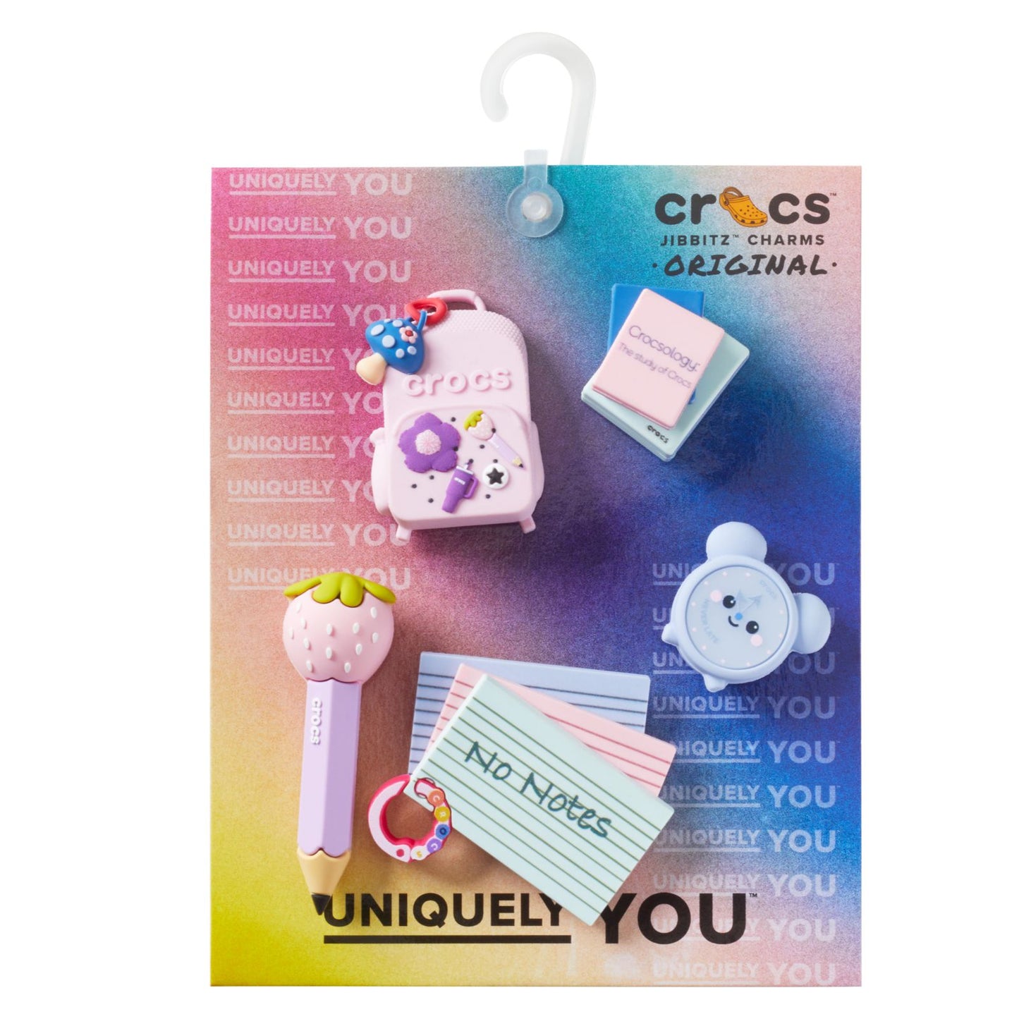 Girly Back To School 5 Pack Unisex Multi Jibbitz