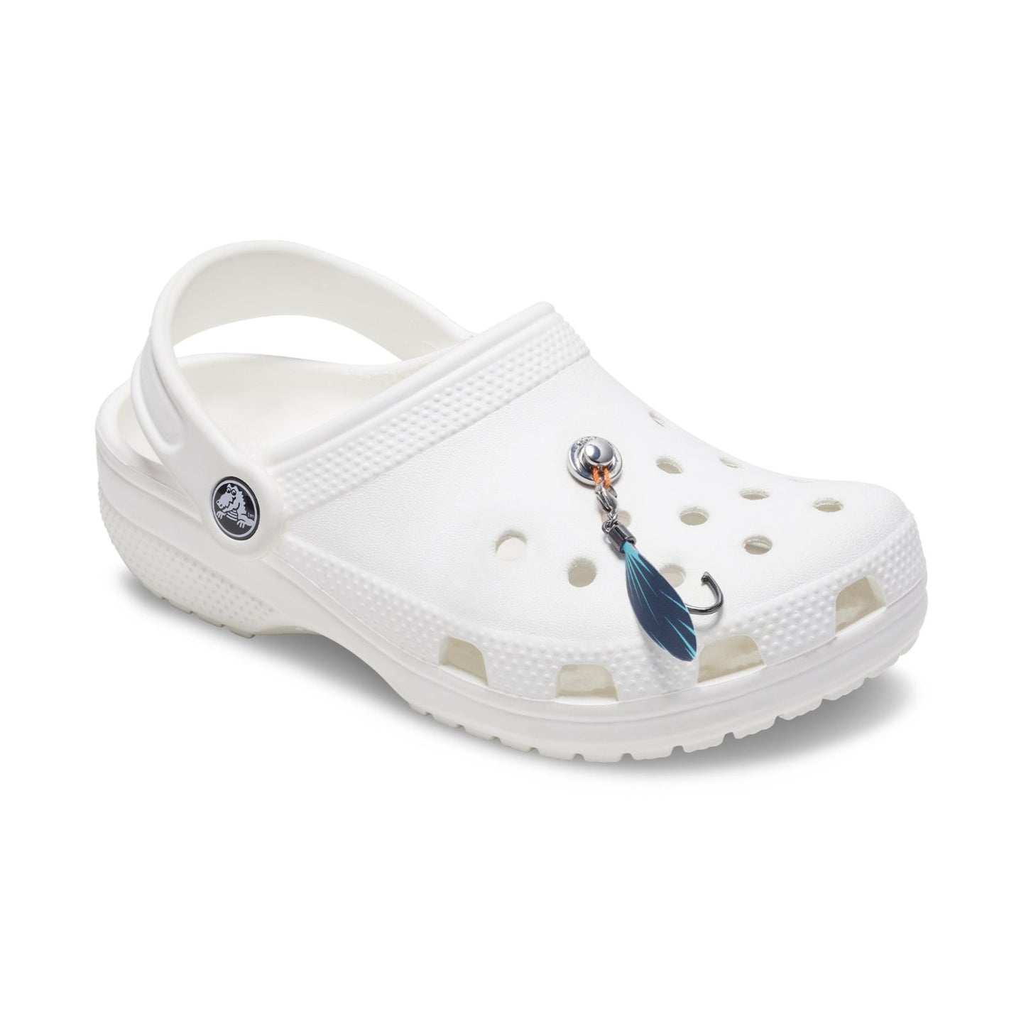 Black Fly Fishing Fly Unisex Multi Jibbitz