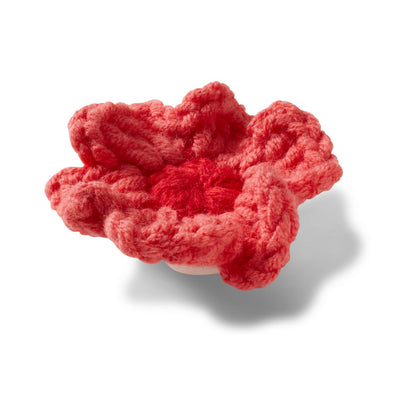 Pink Crochet Flower Unisex Multi Jibbitz