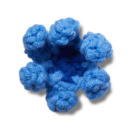 Blue Crochet Flower Unisex Multi Jibbitz
