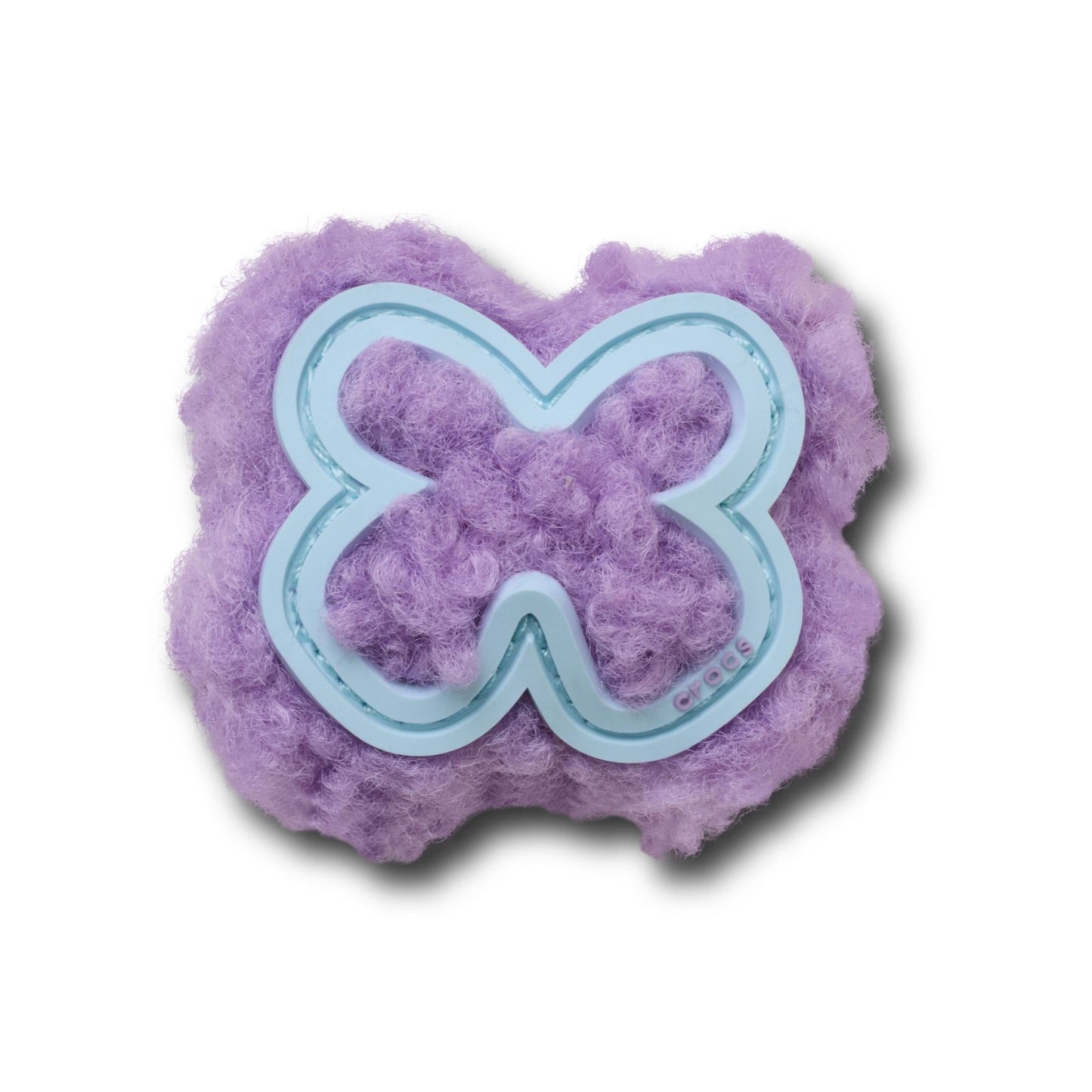 Plush Purple Butterfly Unisex Multi Jibbitz