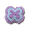 Plush Purple Butterfly Unisex Multi Jibbitz