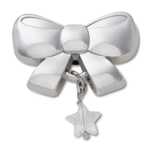 Indie Silver Bow Dangle Jibbitz
