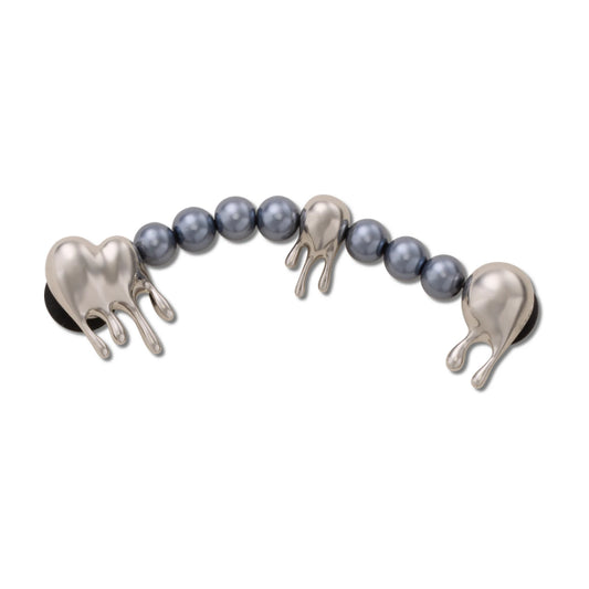 Pearl Melted Silver Chain Jibbitz