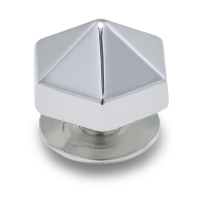 Silver Hexagon Stud Jibbitz