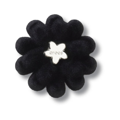 Black Velvet Flower 1 Jibbitz