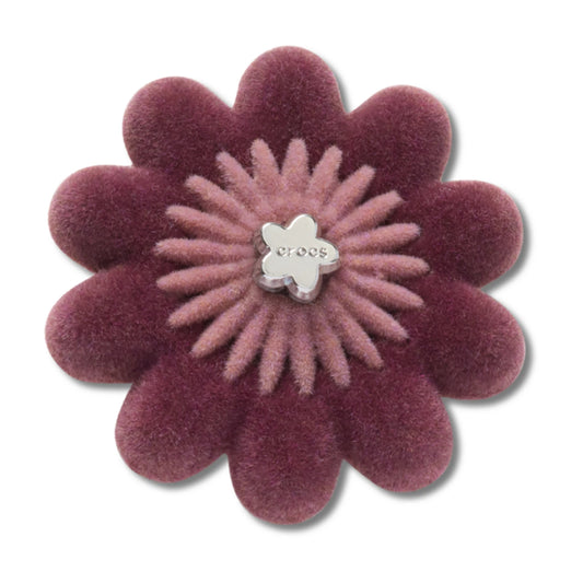Dark Velvet Flower Jibbitz