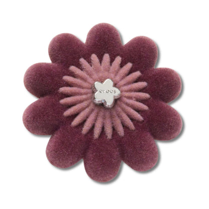 Dark Velvet Flower Jibbitz