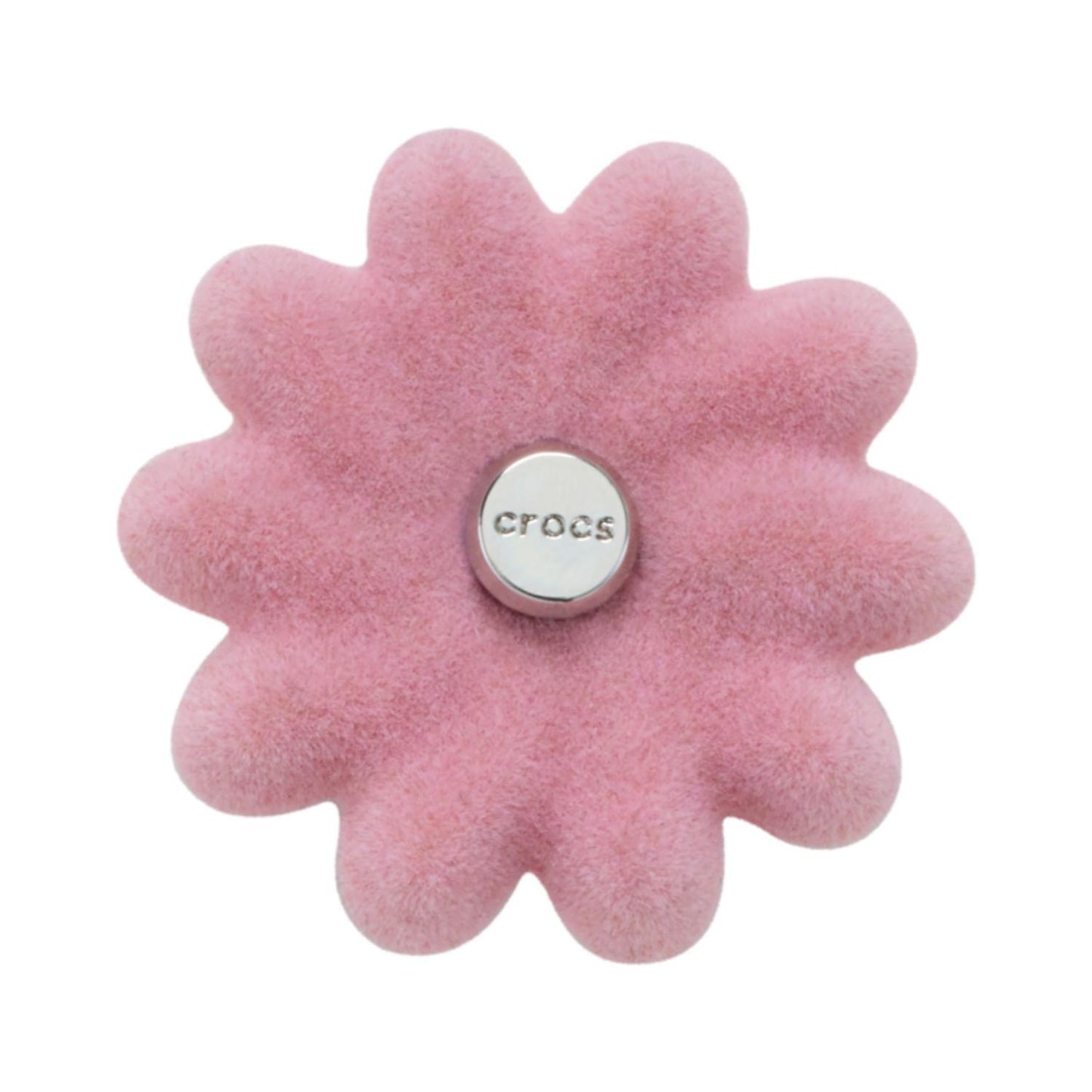 Pink Velvet Flower Jibbitz