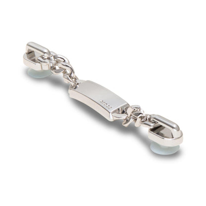 Silver Tag Chain Jibbitz