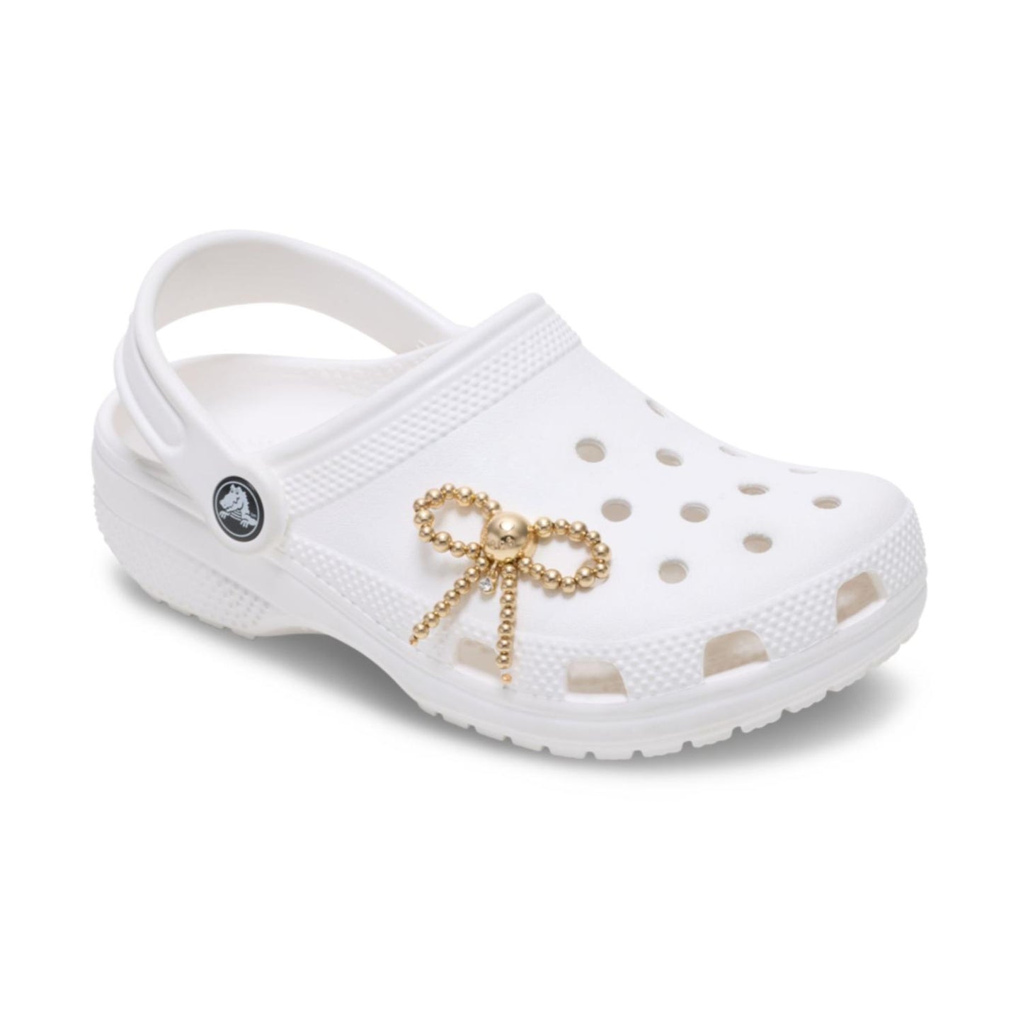 Gold Beaded Bow Jibbitz