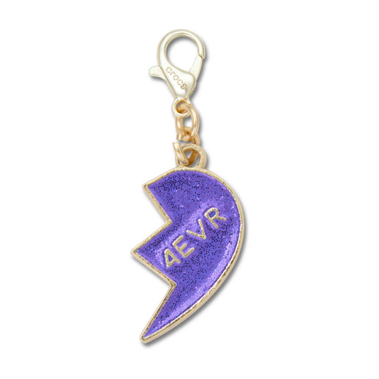 Purple Glitter Bff Charm Right Jibbitz