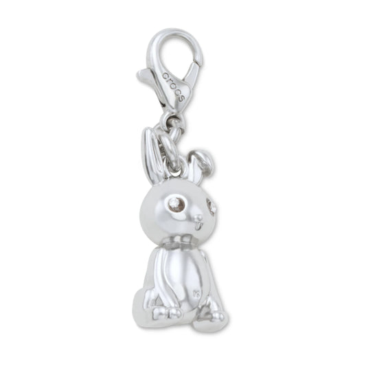 Silver Bunny Charm Jibbitz