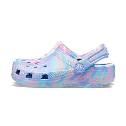 Crocs- 206838-5q7-c9 Classic Marbled Clog T Mnjy/mlt Unisex Adult