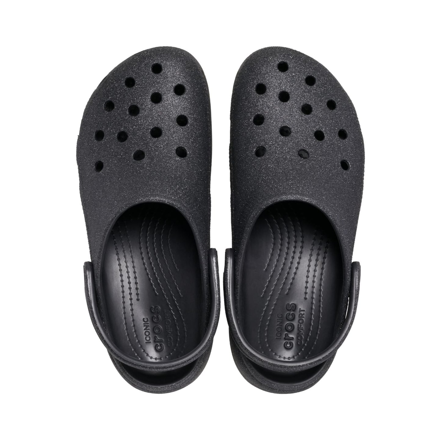 Classic Platform Glitter Clog