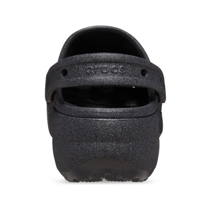 Classic Platform Glitter Clog