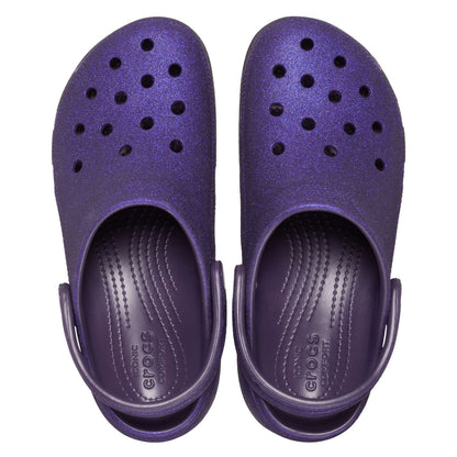 Classic Platform Glitter Clog