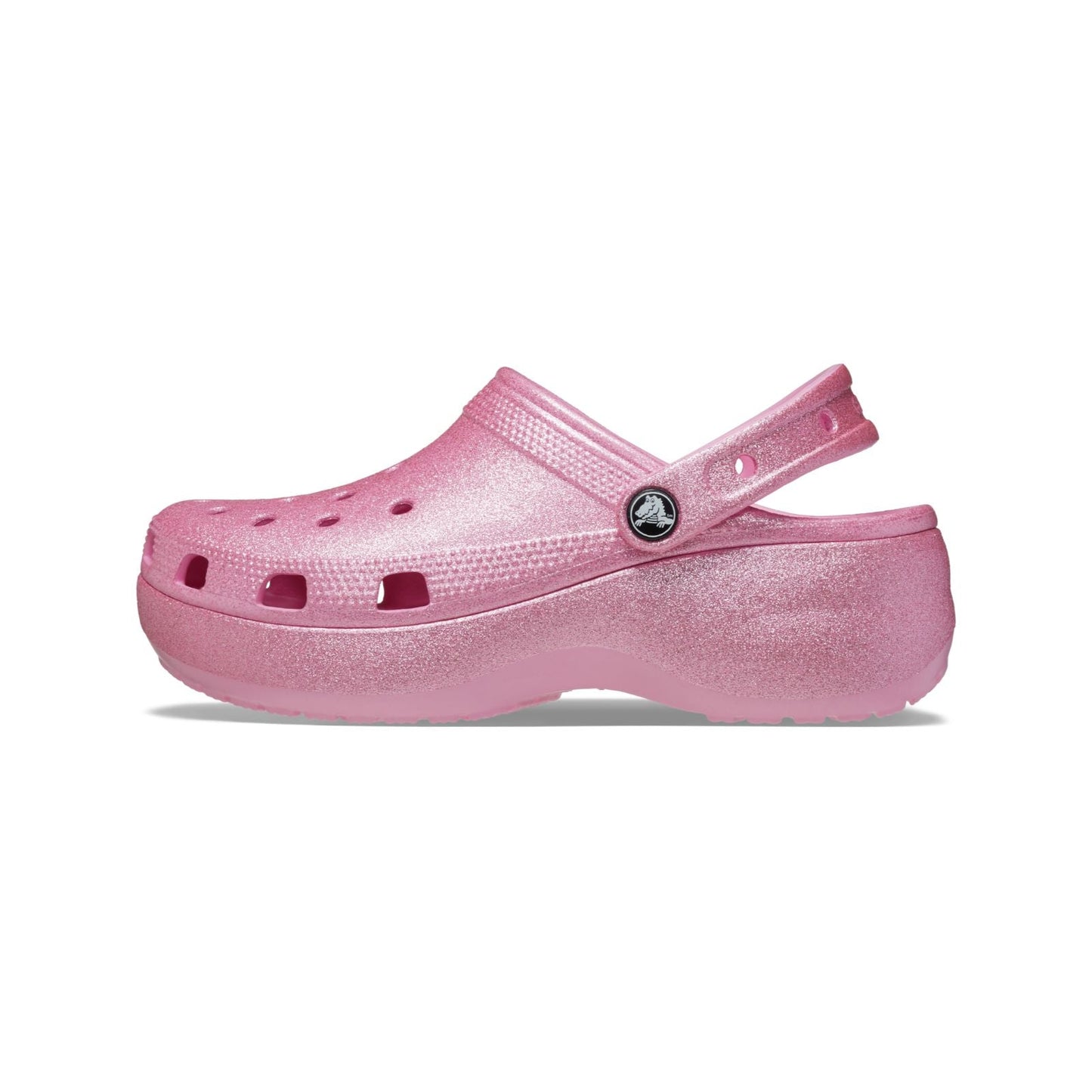 Classic Platform Glitter Clog