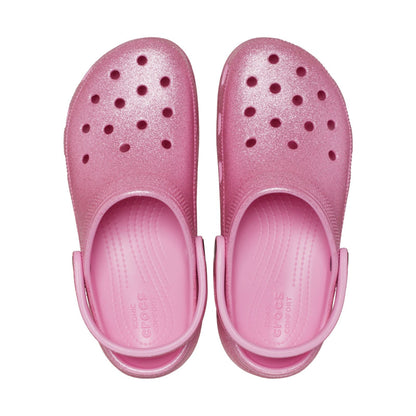 Classic Platform Glitter Clog