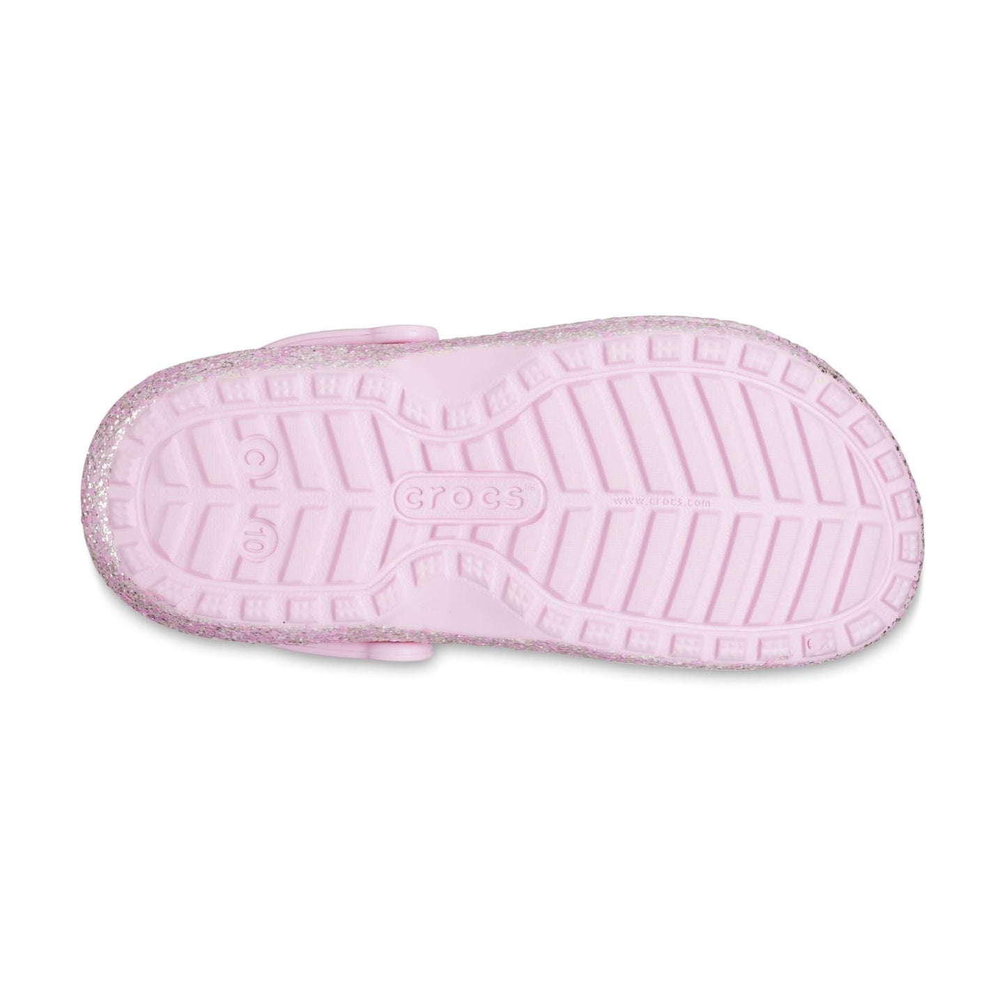 Classic Lined Glitter Clog Kids