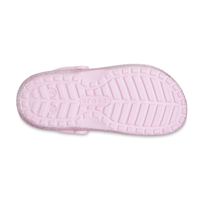 Classic Lined Glitter Clog Kids