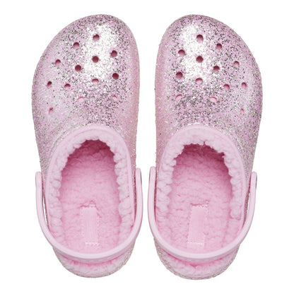Classic Lined Glitter Clog Kids