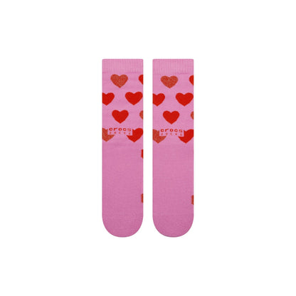 Crocs Socks Valentines Crew