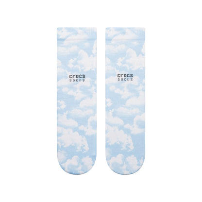 Crocs- 208909-411-osfa Crocssocks Cloud Ankle Arctic Unisex Adult