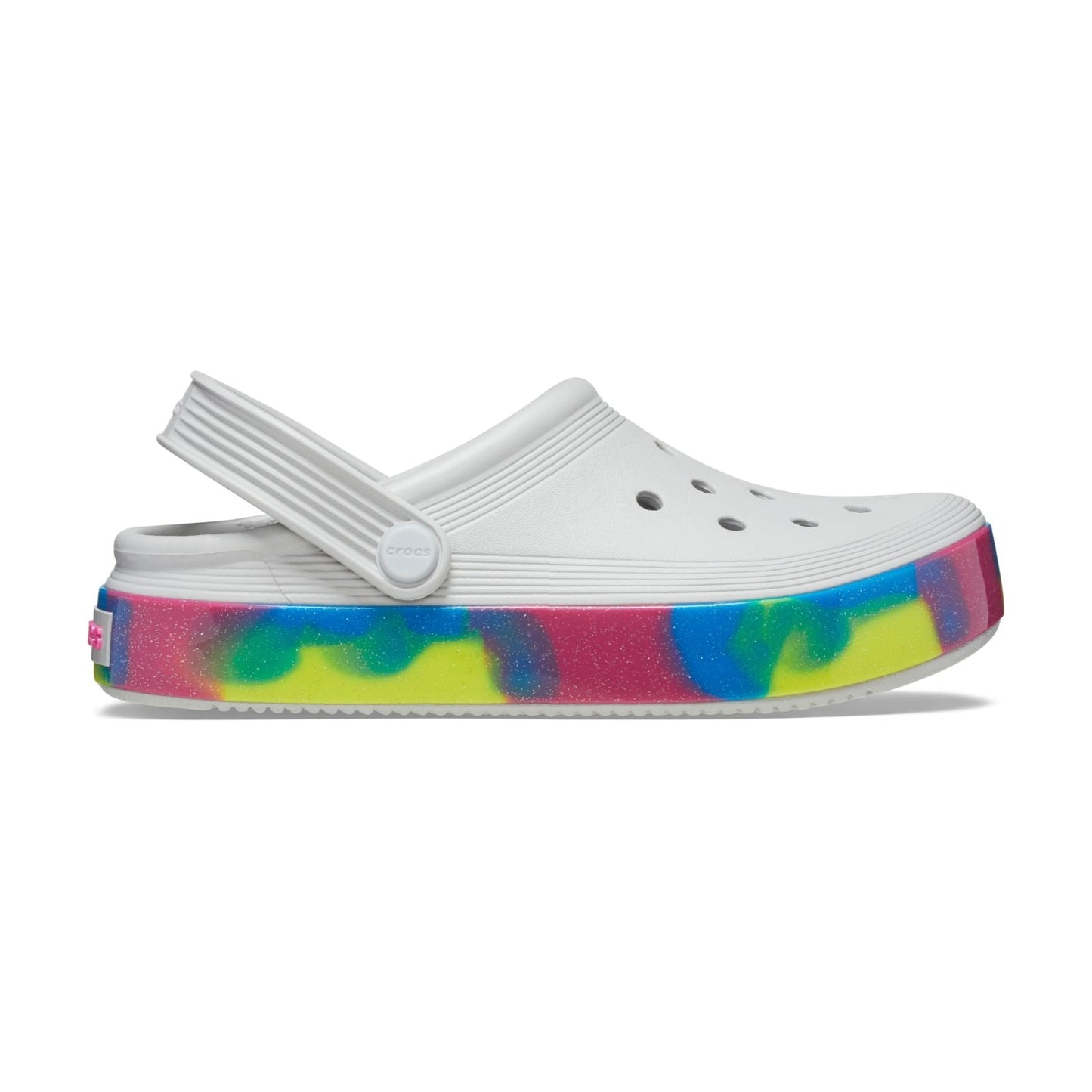 Off Court Glitter Band Clog Niños Pequeños