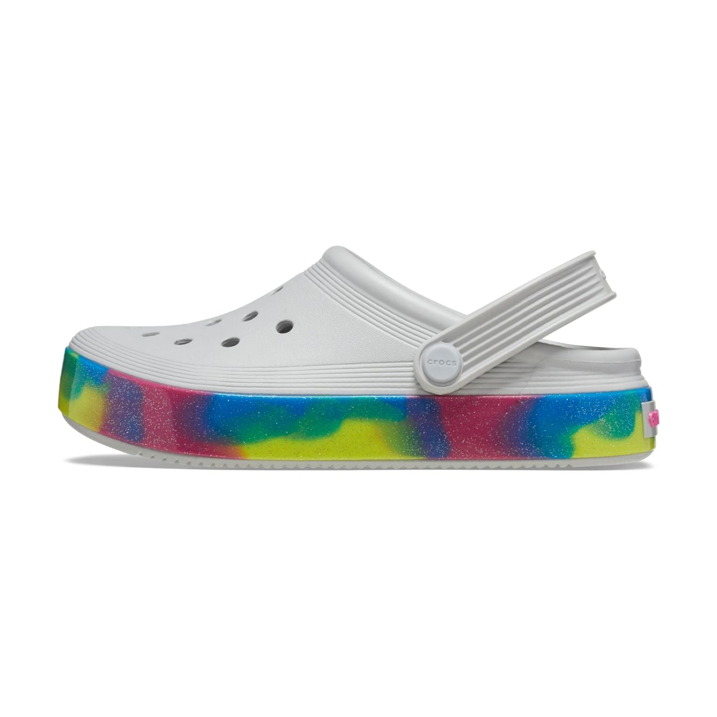 Off Court Glitter Band Clog Niños Pequeños