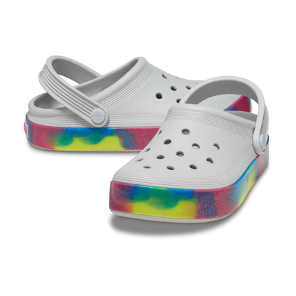 Off Court Glitter Band Clog Niños Grandes