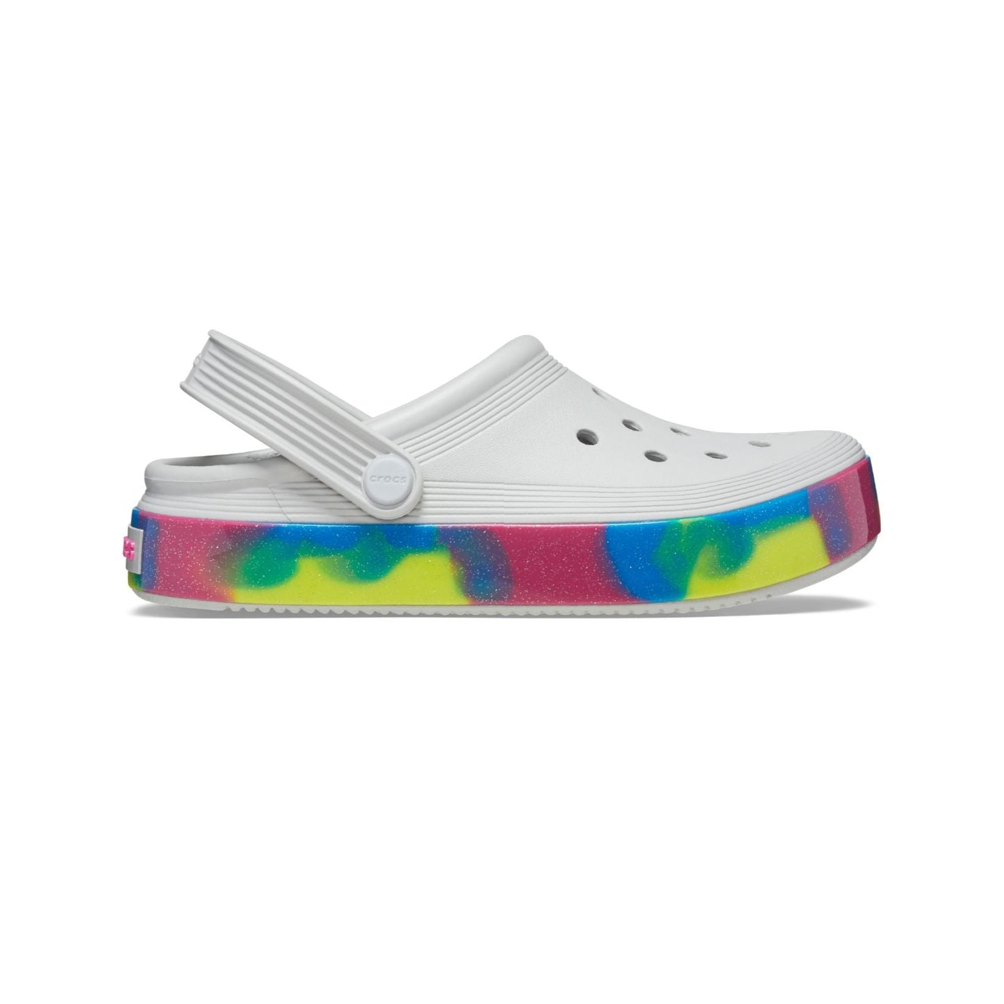 Off Court Glitter Band Clog Niños Pequeños