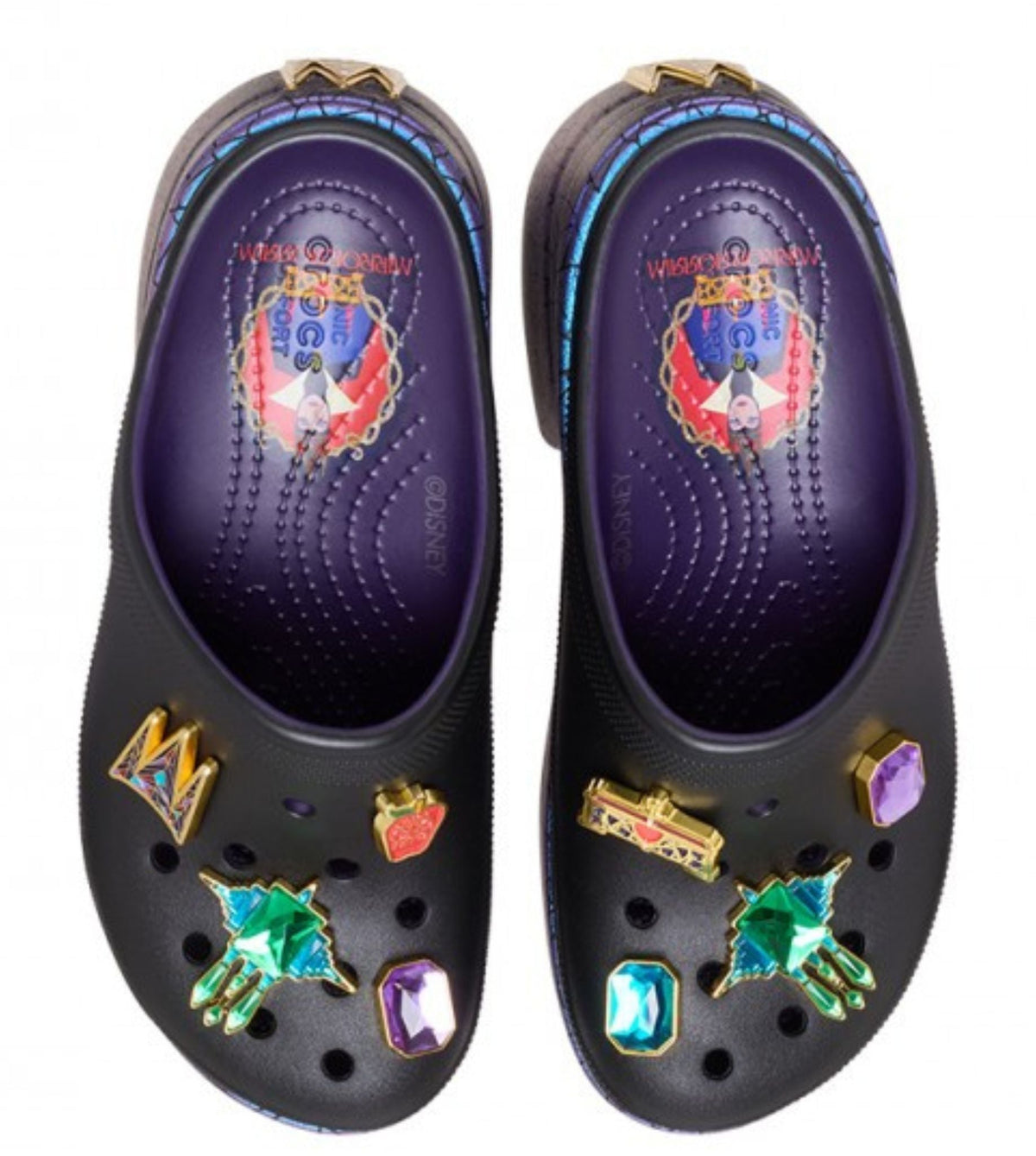 Snow White Siren Clog