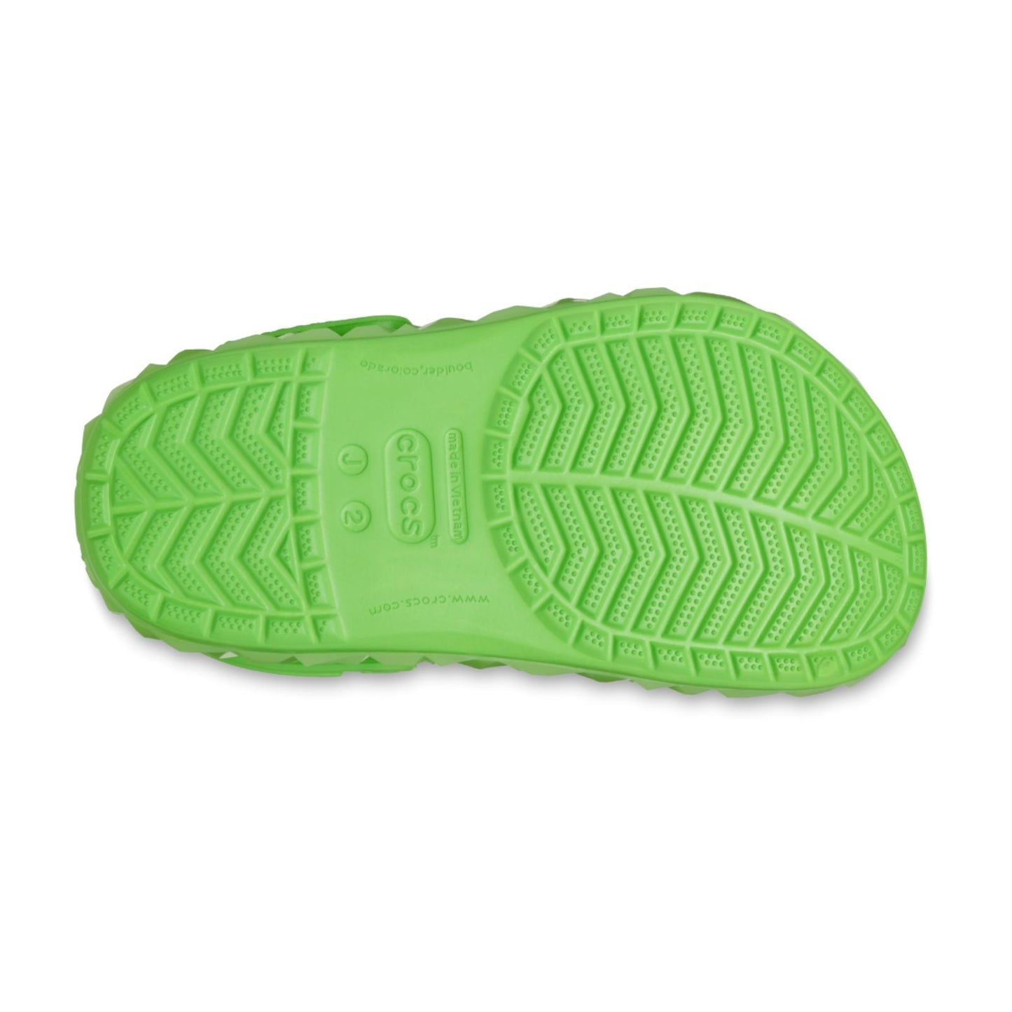 Crocband Geometric Glow Band Clog Junior